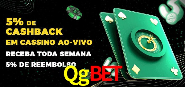Promoções do cassino ao Vivo Qgbet